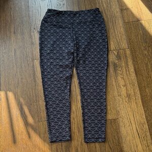 Vineyard Vines Black Patterned Leggings M